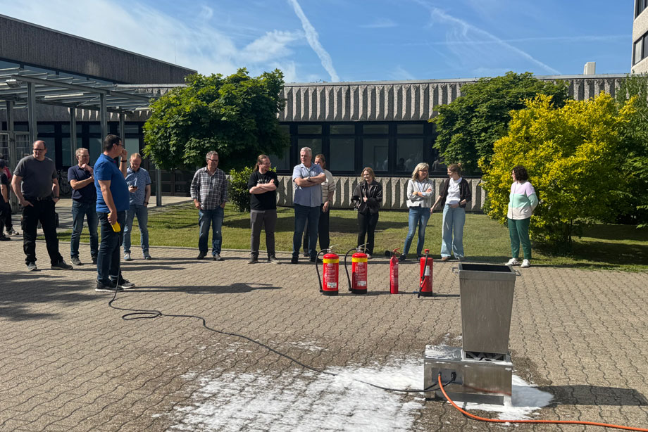 Brandschutzhelfer-Schulung im BFW Hamm