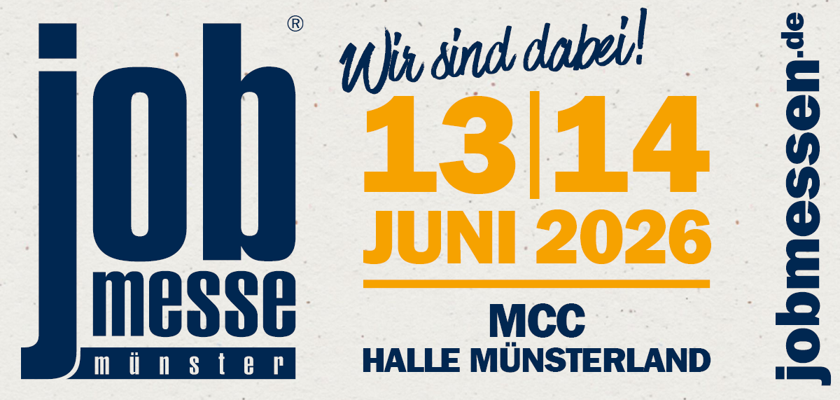 Job-Messe Münster - Wir sind dabei!