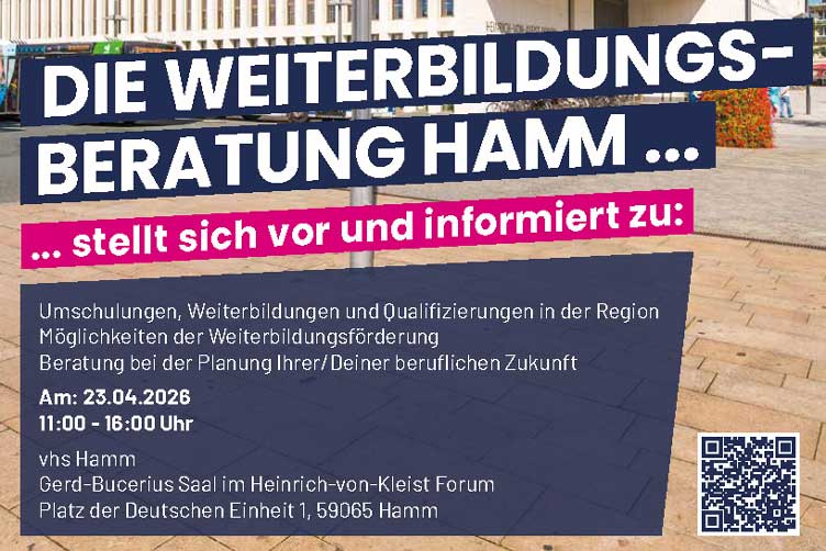 Die Weiterbildungsberatung Hamm...